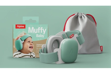 Alpine Muffy Baby Green beebi kõrvaklapid kuulmiskaitseks
